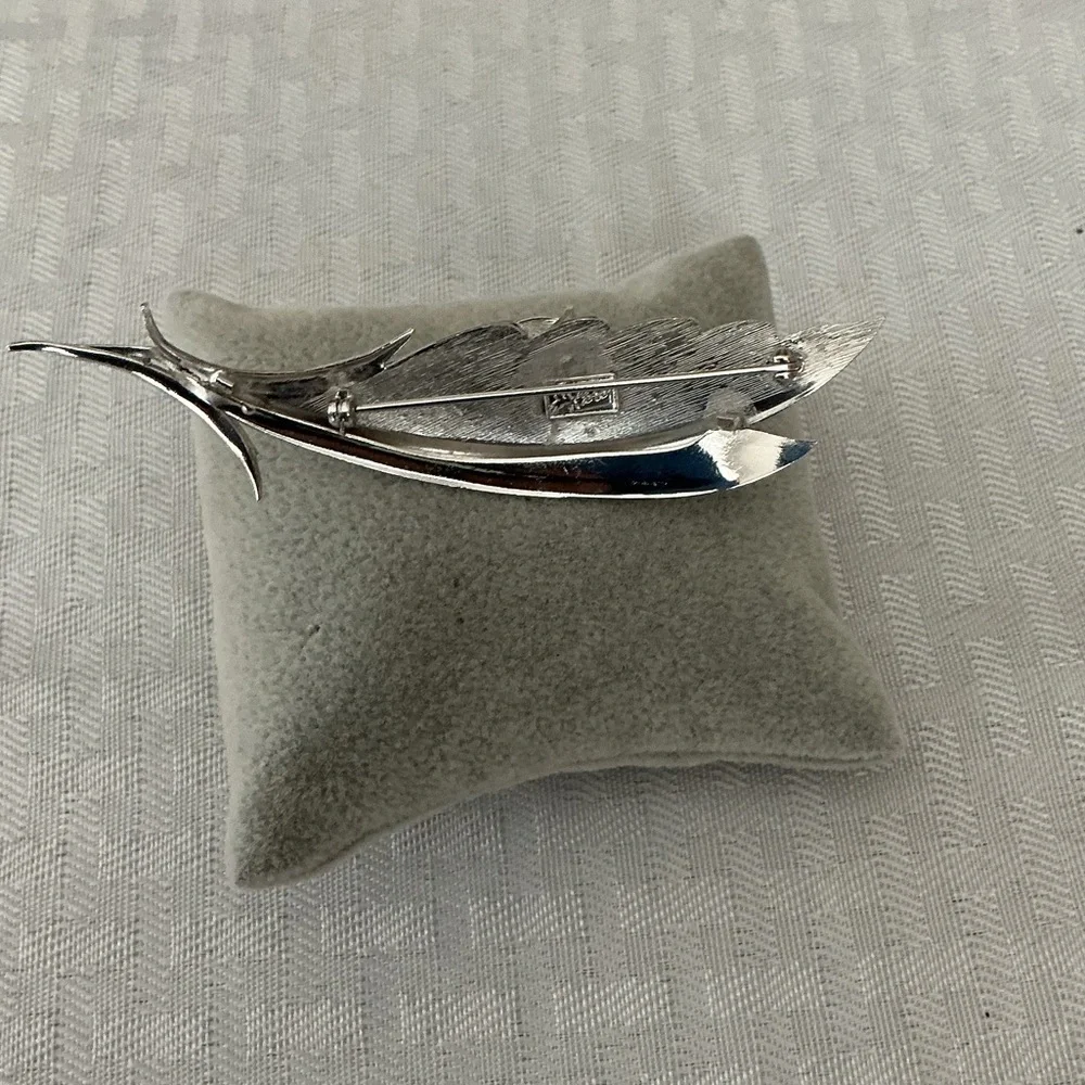 Coro Vintage Pegasus Silver Tone Brooch